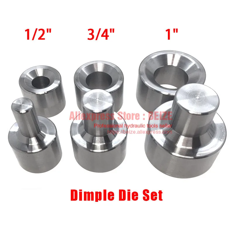 3 Piece Dimple Die Set 1/2\