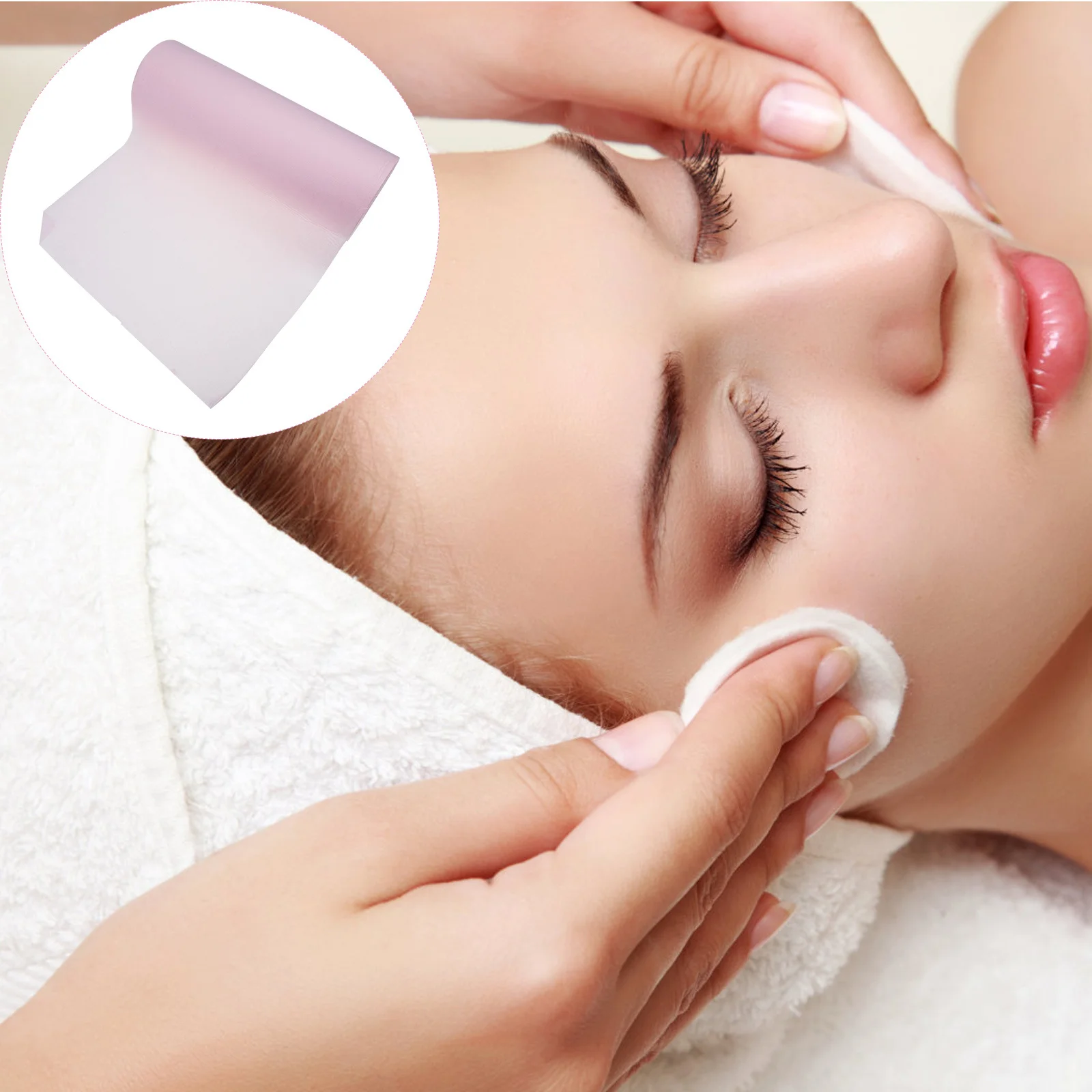 Pés descartáveis toalha tapete de papel manicure almofada de unhas não irritante seguro pele amigável casa salão de beleza uso do hotel