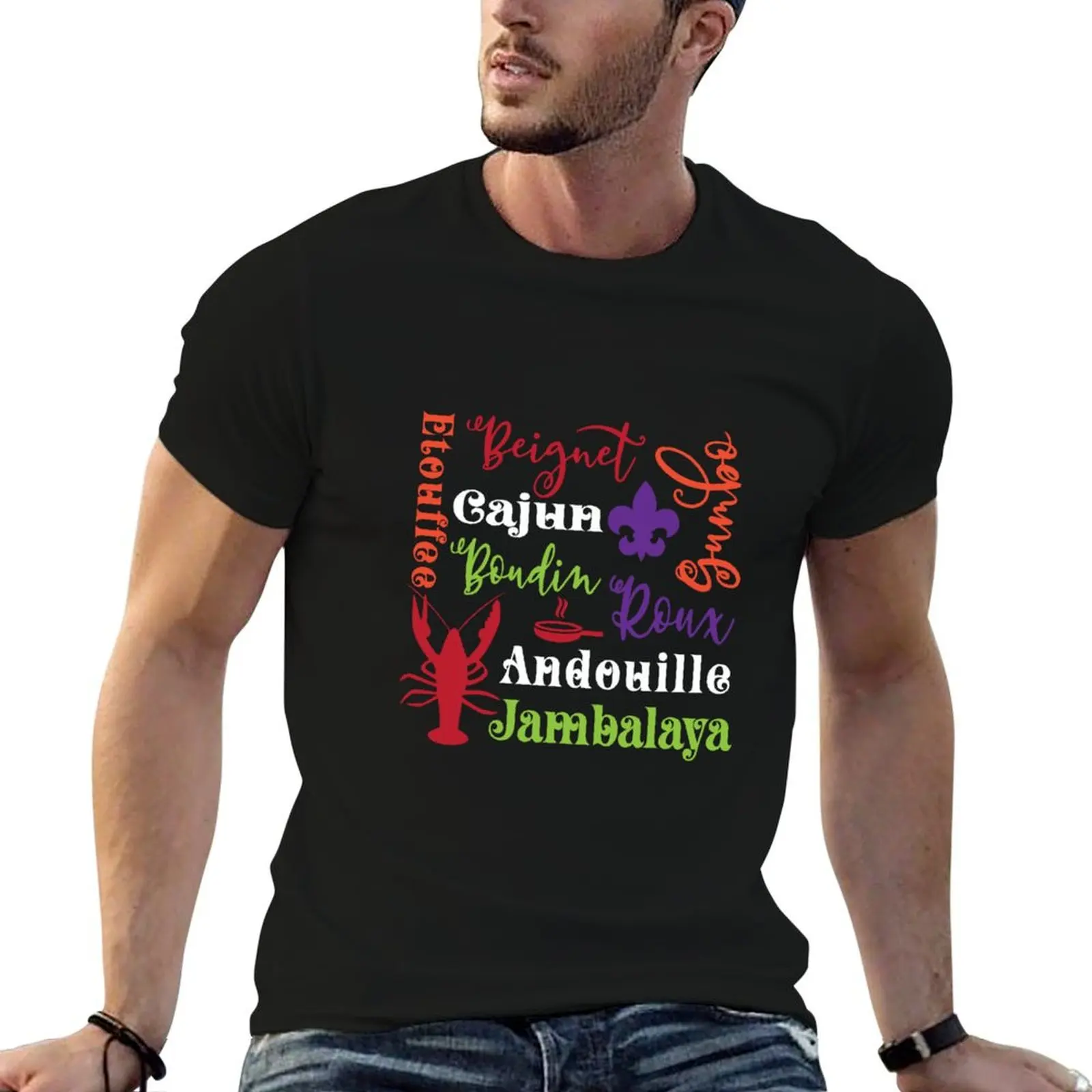 Cajun Meals T-Shirt Independence Day Short Sleeve T-Shirt