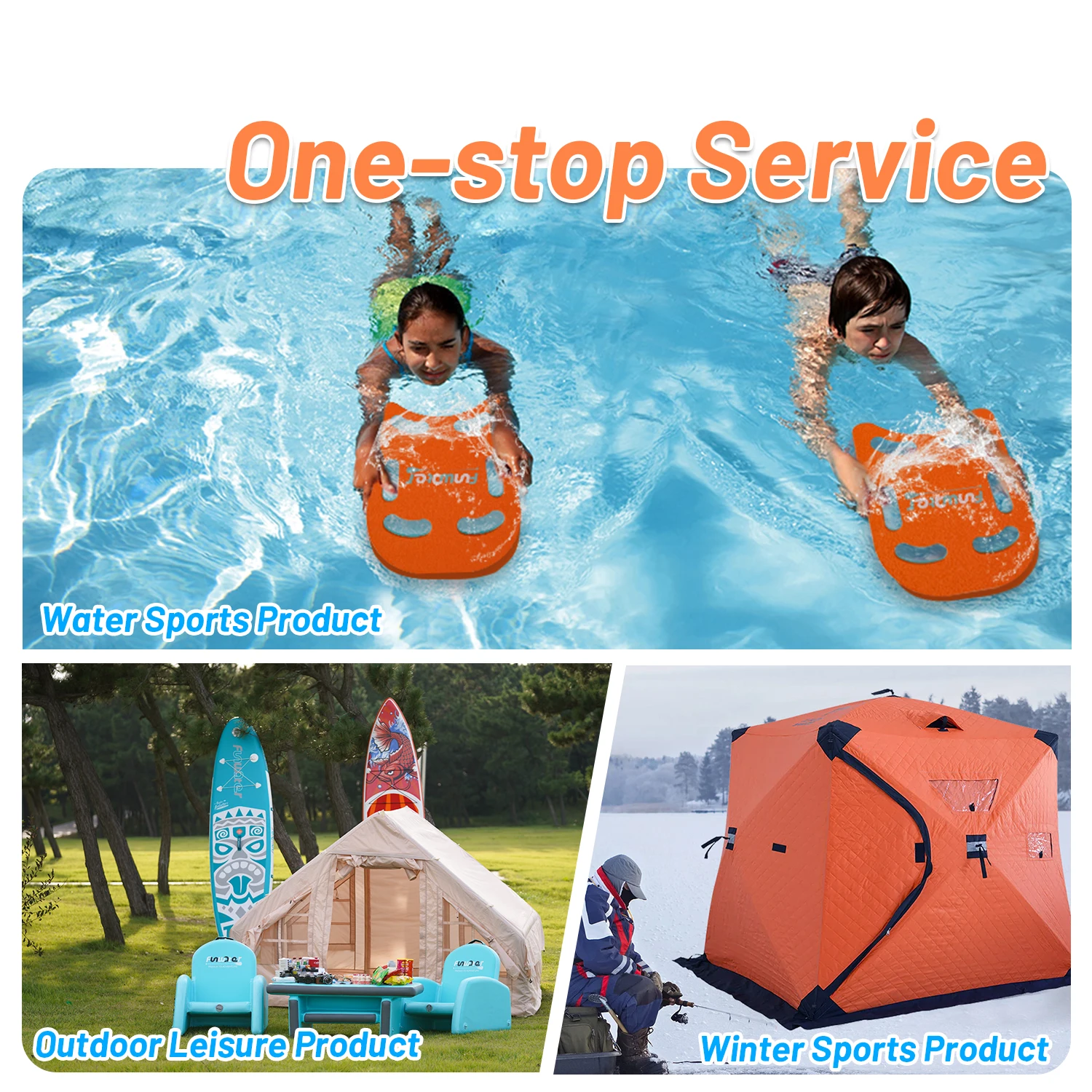 FUNWATER Dropshipping OEM 350 cm Stand Up Paddle Board Groothandel Surfen Opblaasbare Board Surfplank Paddleboard