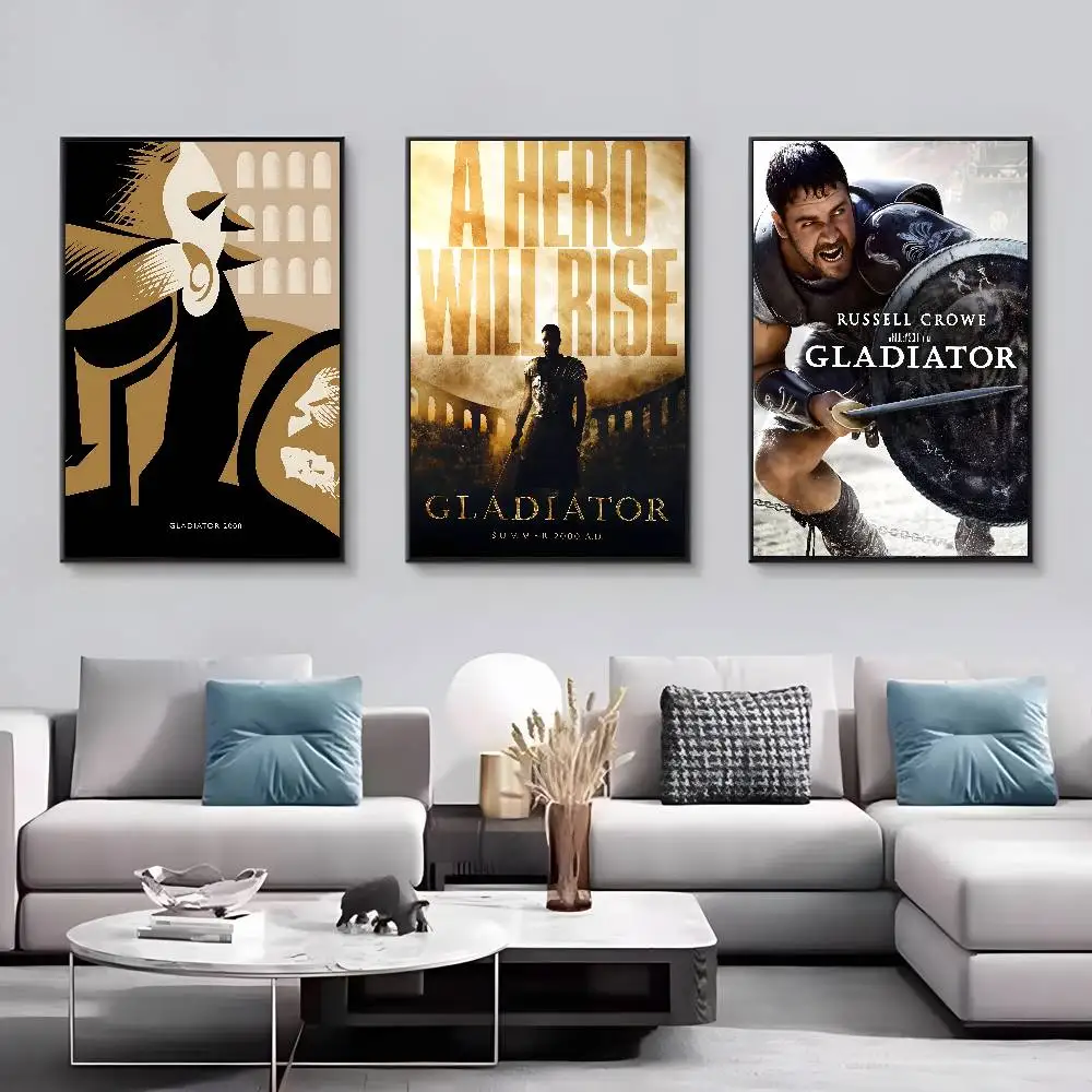 1 قطعة المصارع الفيلم الكلاسيكي المشارك الفن قماش HD الجمالية ورق الطباعة جدار الفن لغرفة المعيشة بار ديكور المنزل الموضة #3