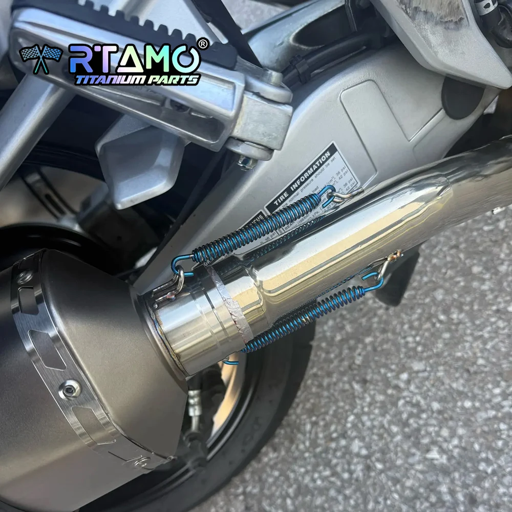 RTAMO Gr5 Feder aus Titanlegierung für Motorrad-Auspuffrohre, Verlängerungsfeder, Länge 80 mm – Detail 3
