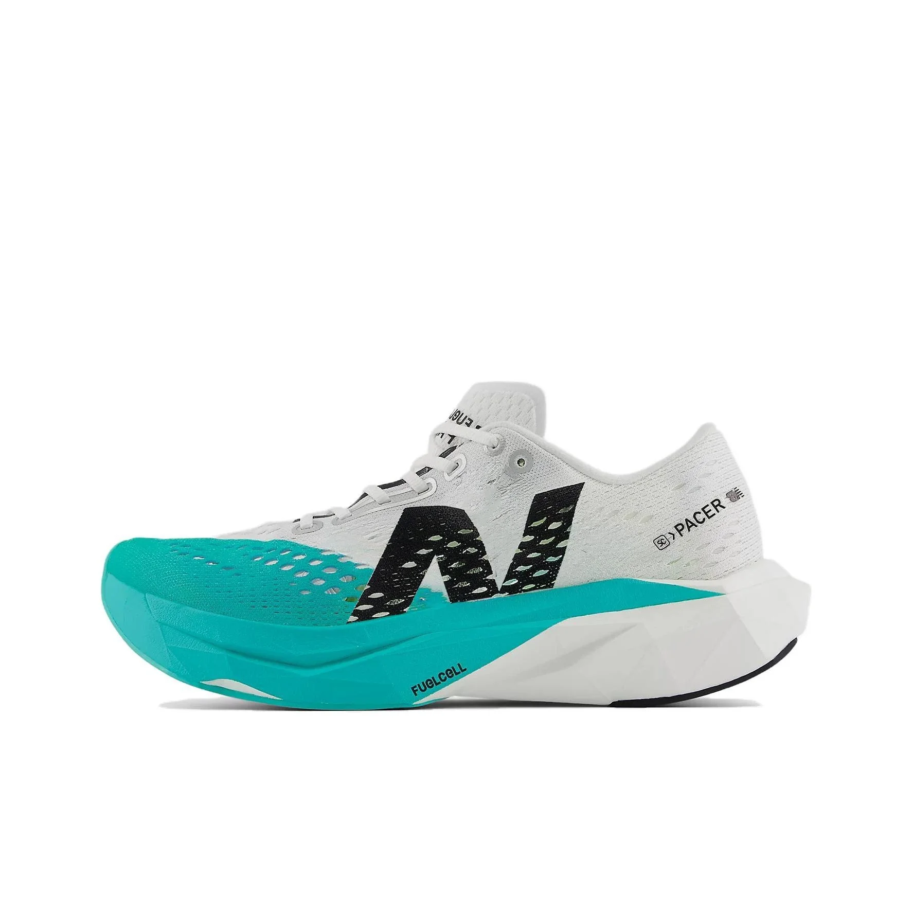 

New Balance FuelCell SuperComp Pacer Износостойкие Низкие Беговые Кроссовки Мужские Белые MFCRRLL2