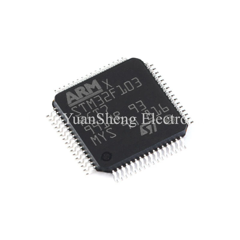 1 pcs/lote 100% NOVA Frete grátis STM32F103RCT7 STM32F103 LQFP64 STM32F103RCT7TR MCU-ARM