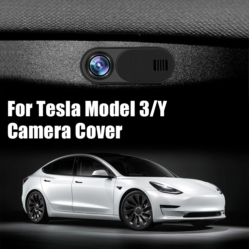 Für Tesla Modell 3 Y Auto Innen Kamera Abdeckungen Webcam Blocker Objektiv Abdeckung Privatsphäre Protector Rutsche Zu Schließen/Öffnen auto Zubehör