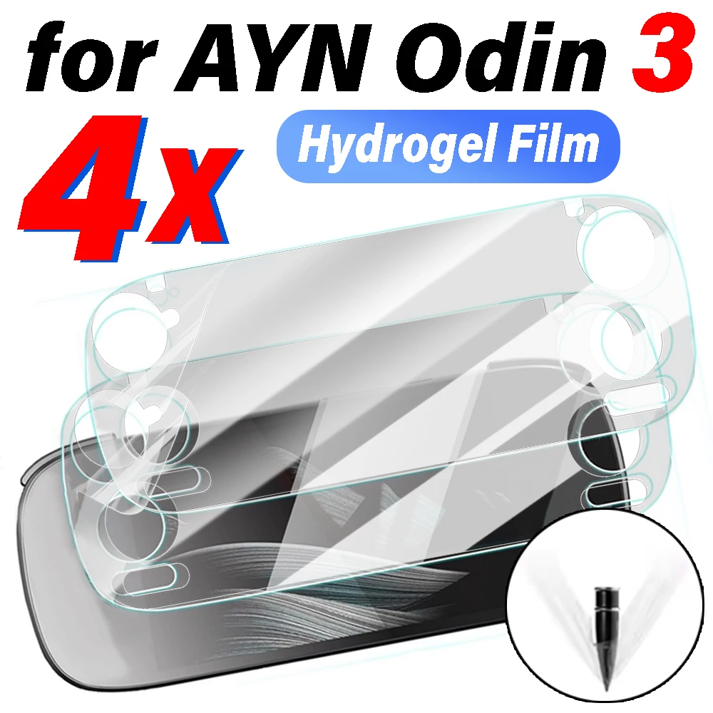 1-4Pcs for AYN Odin 3 HD Soft Film Screen Protector Handheld