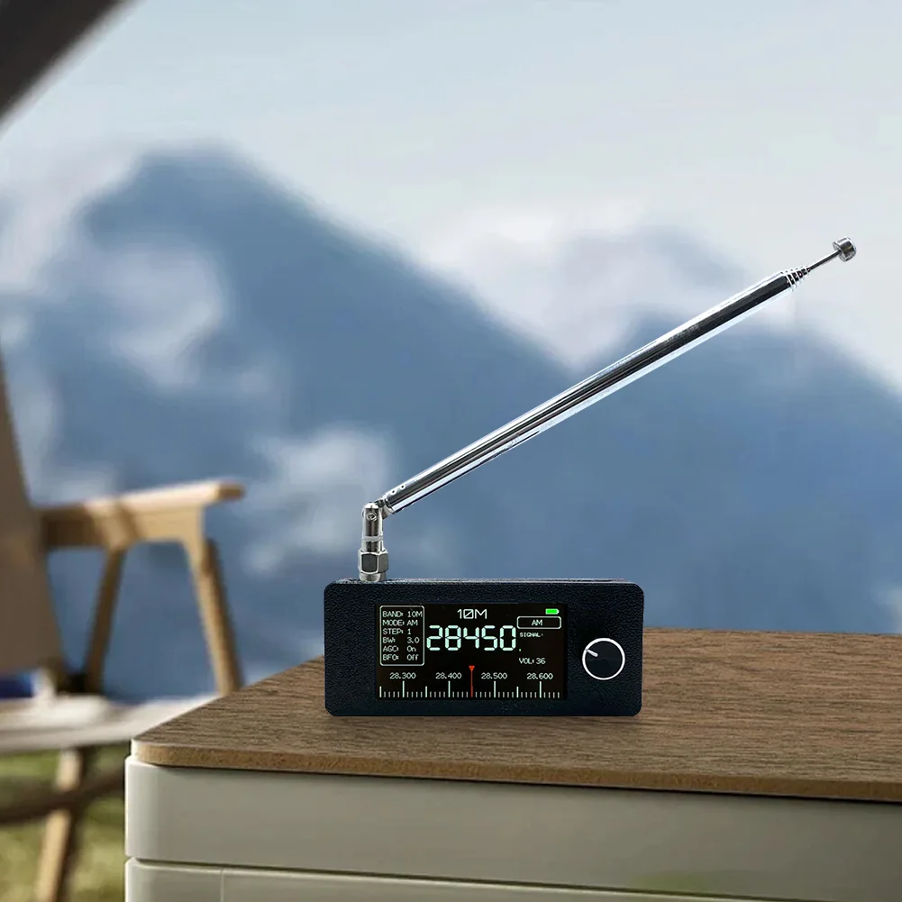 SI4732 0.5-108mhz Portable Radio LSB USB AM FM All Band Radio Receiver 1.9inch IPS Screen Pocket HF SW MW VHF Radios Receivers