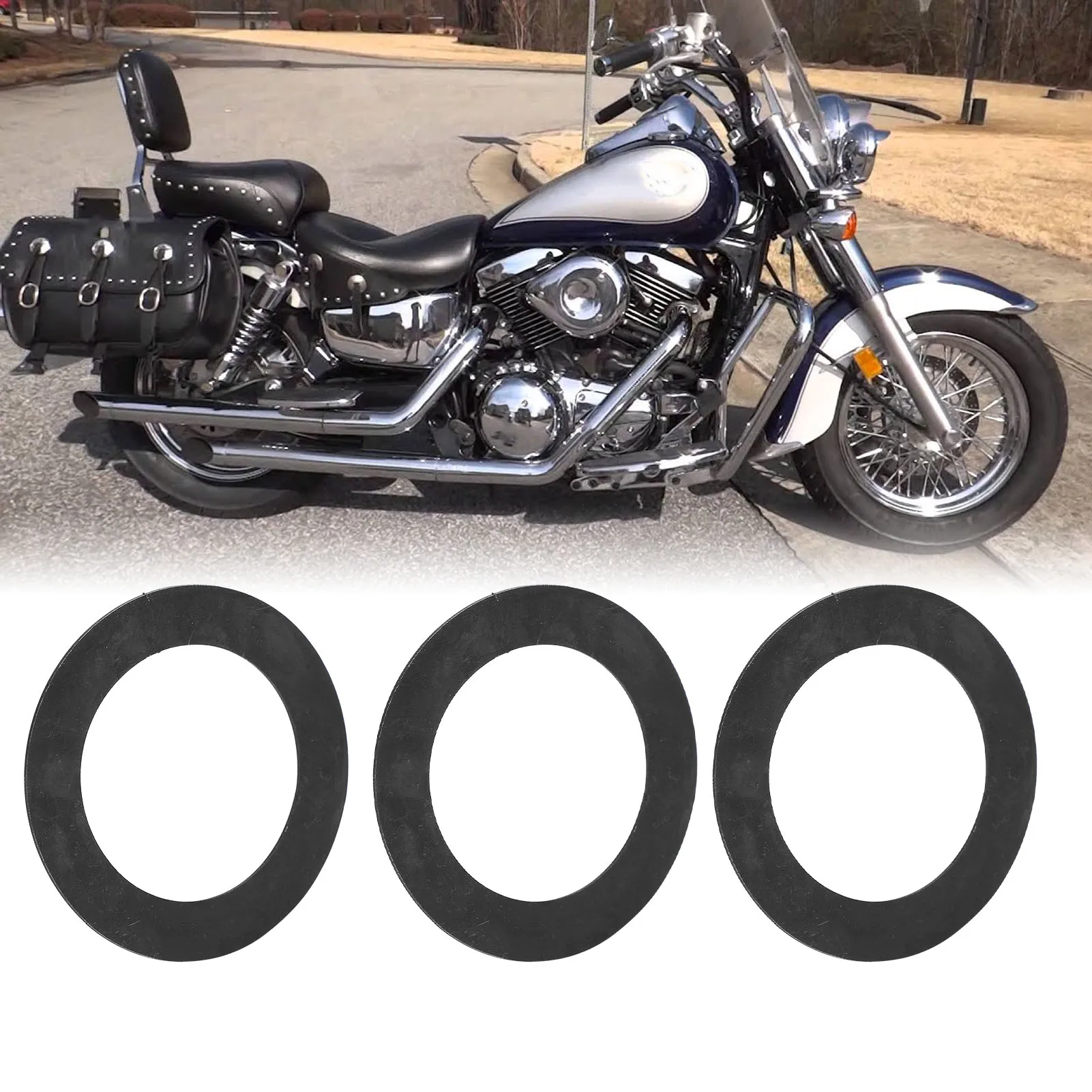 3PCS Clutch Limiter Spring 92144 1188 Metal Structure Clutch Limited Spacer for Vulcan 88 SE 1500 Classic 1600 Mean Streak