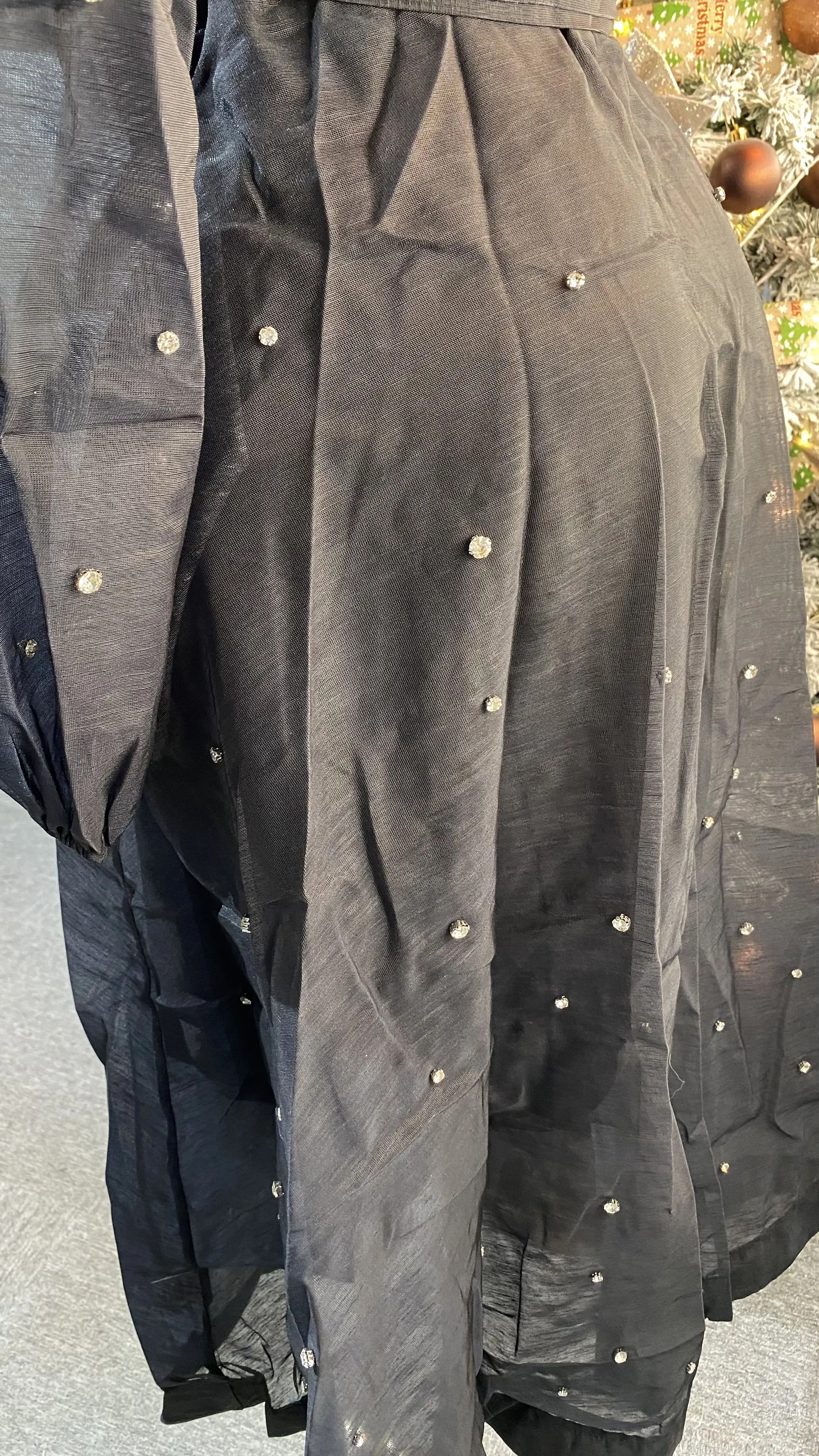 Women wholesale new style lightweight luxury nails diamond fashion single breasted swing dress-GZMM214