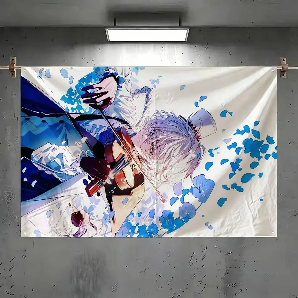 Anime Nikolai Gogol Flags Wall Hanging Tapestry Outdoor Garage Room Decorative flag Background