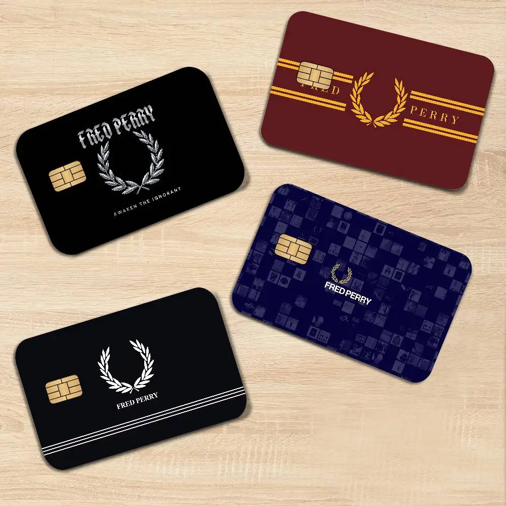 F-FRED P-PERRY Anmie Sticker Film Skin Cover for Credit Card Debit Bank Card Front