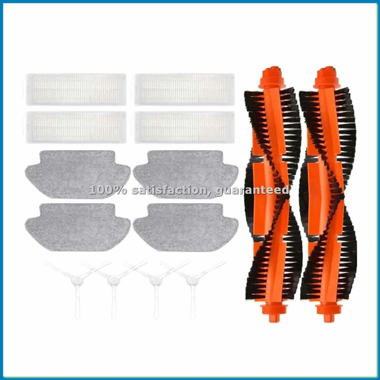 

Аксессуары для робота-пылесоса S10 S12: щетки B106GL, HEPA-фильтр, салфетка для влажной уборки, основная и боковые щетки - A79M