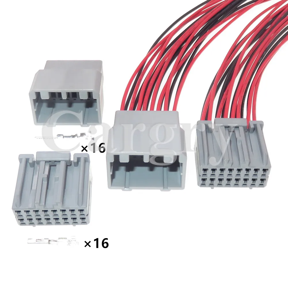 

1 Set 16P 917981-2 917981-6 30050-16Y AC Assembly Auto Power Amplifier Wire Plug For Porsche Car Multimedia Control Panel Socket