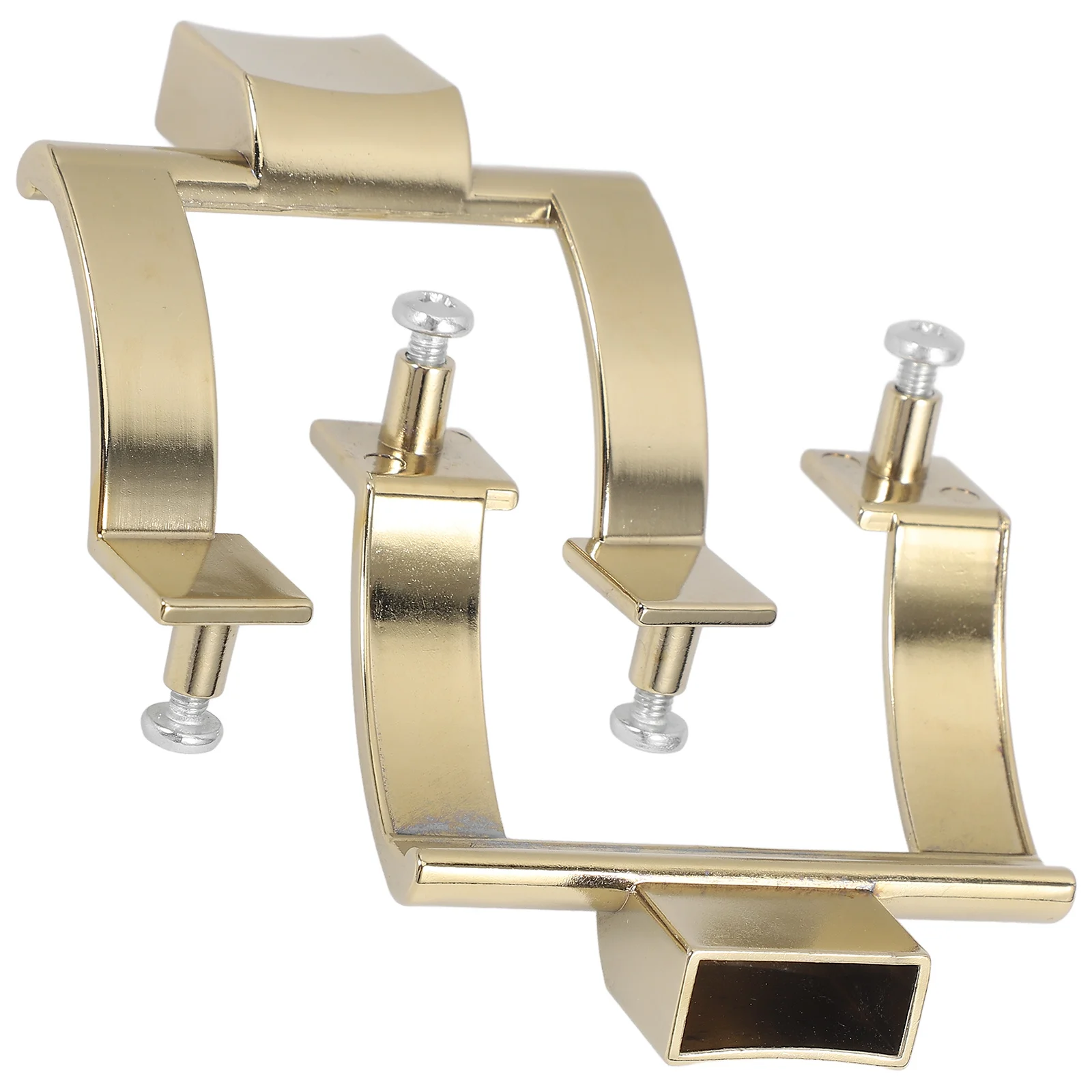 

2Pcs Durable Zinc Alloy Shower Door Handle Smooth Surface Bathroom Pull Replacement Grab Bars Shower Door Handle