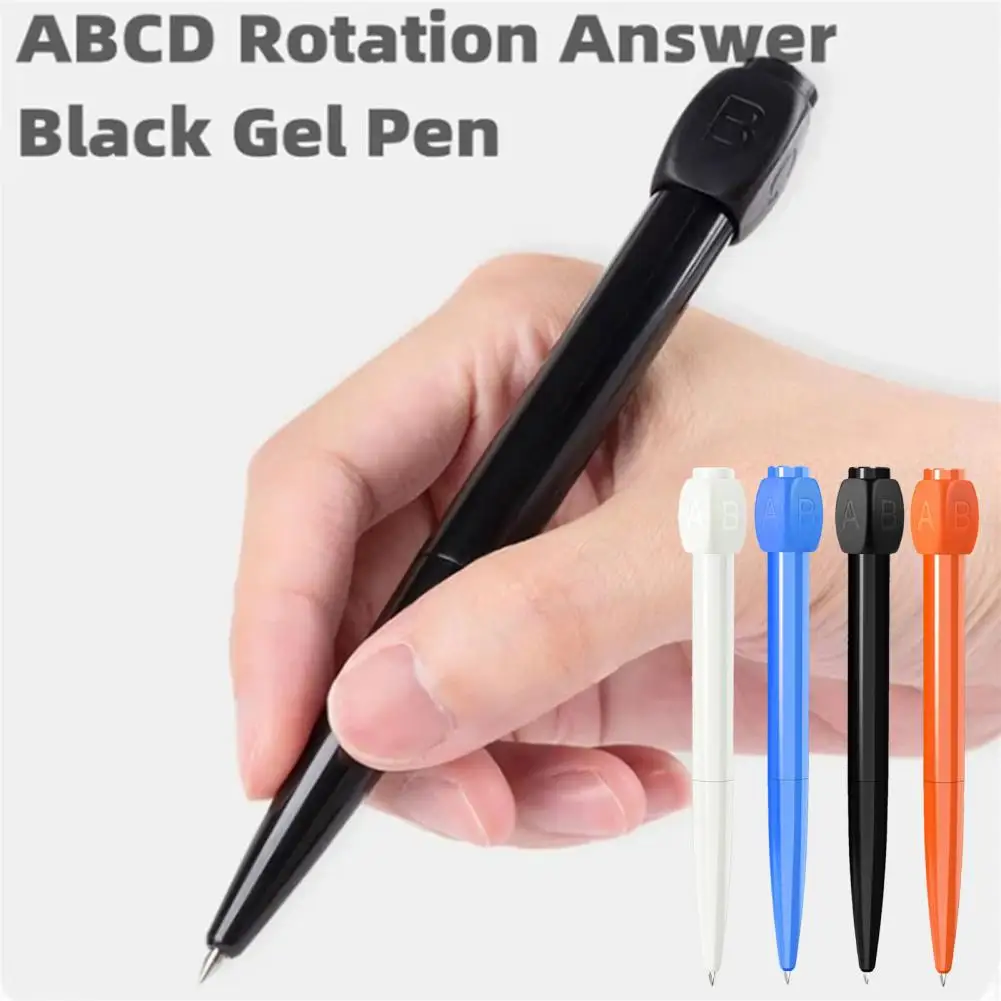 ABCD Rotation Answer Gel Pen with Silent Bearing Design Relieve Anxiety Novel Design Rotation Gel Pen School Supplies