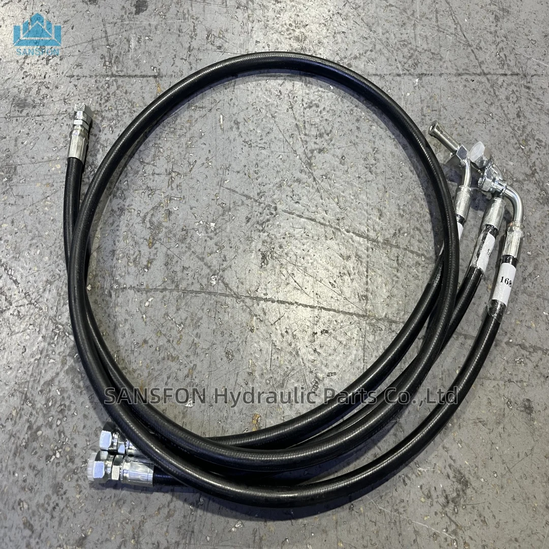 Customizable High-Pressure Rubber Hose for CAT Wheel Loader Part Number 123-6322 123-6321 122-9963 Hydraulic Hose Assembly