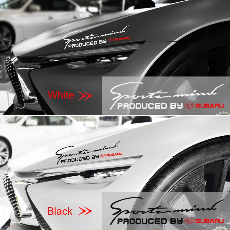 

1Pcs Sport Design Car Front Head Light Eyebrow 3D Sticker Emblem for Subaru Forester Crosstrek Outback Impreza XV Tribeca Ascent