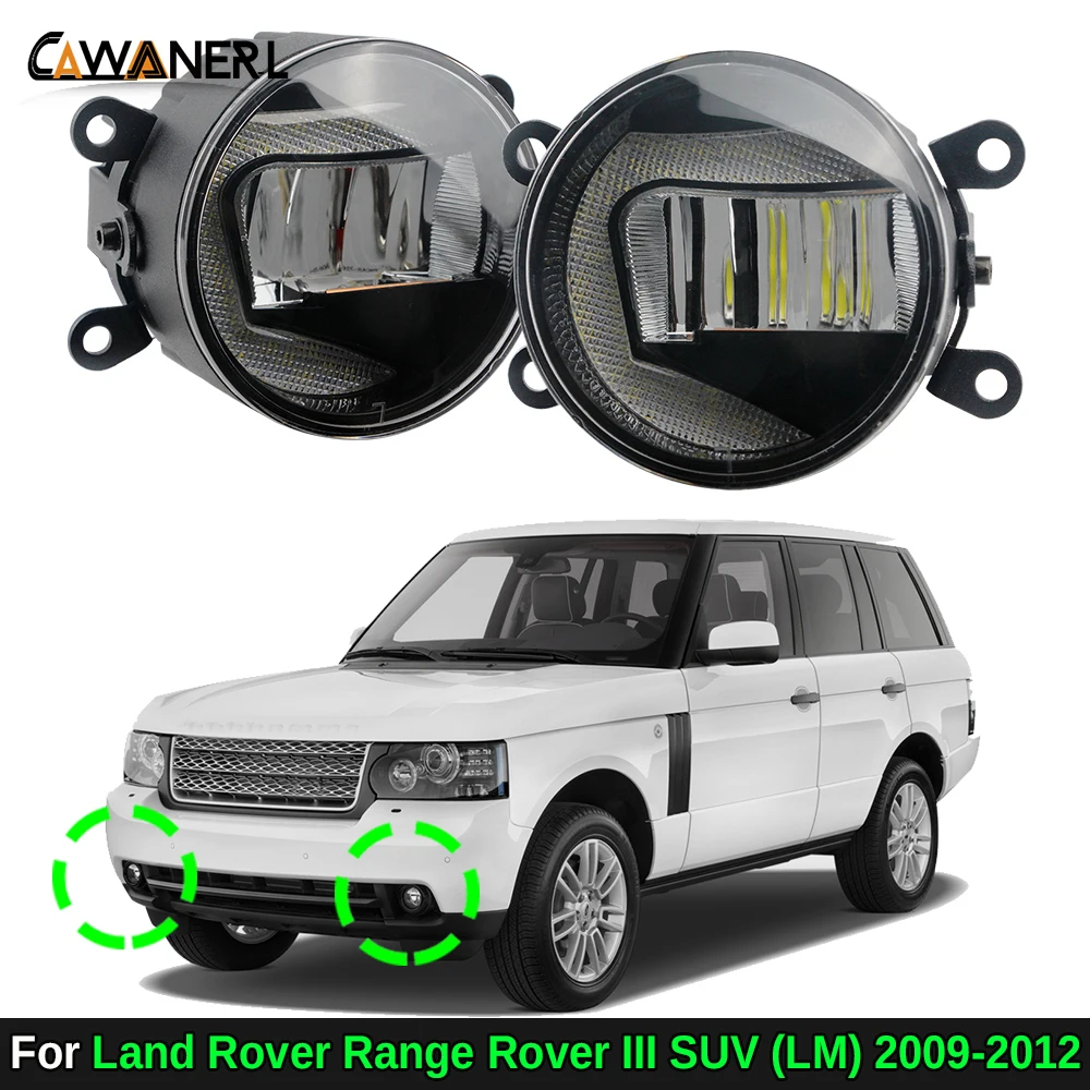 

2 Pieces Car Canbus LED Fog Light with Daytime Running Lamp DRL 30W For Land Rover Range Rover III SUV (LM) 2009 2010 2011 2012