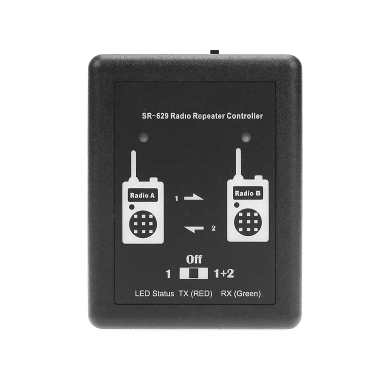 

-PQWN SR-629 Duplex Repeater Controller For Walkie Talkie Two Way Radio Relay Controller SR-629 Duplex Repeater EU Plug