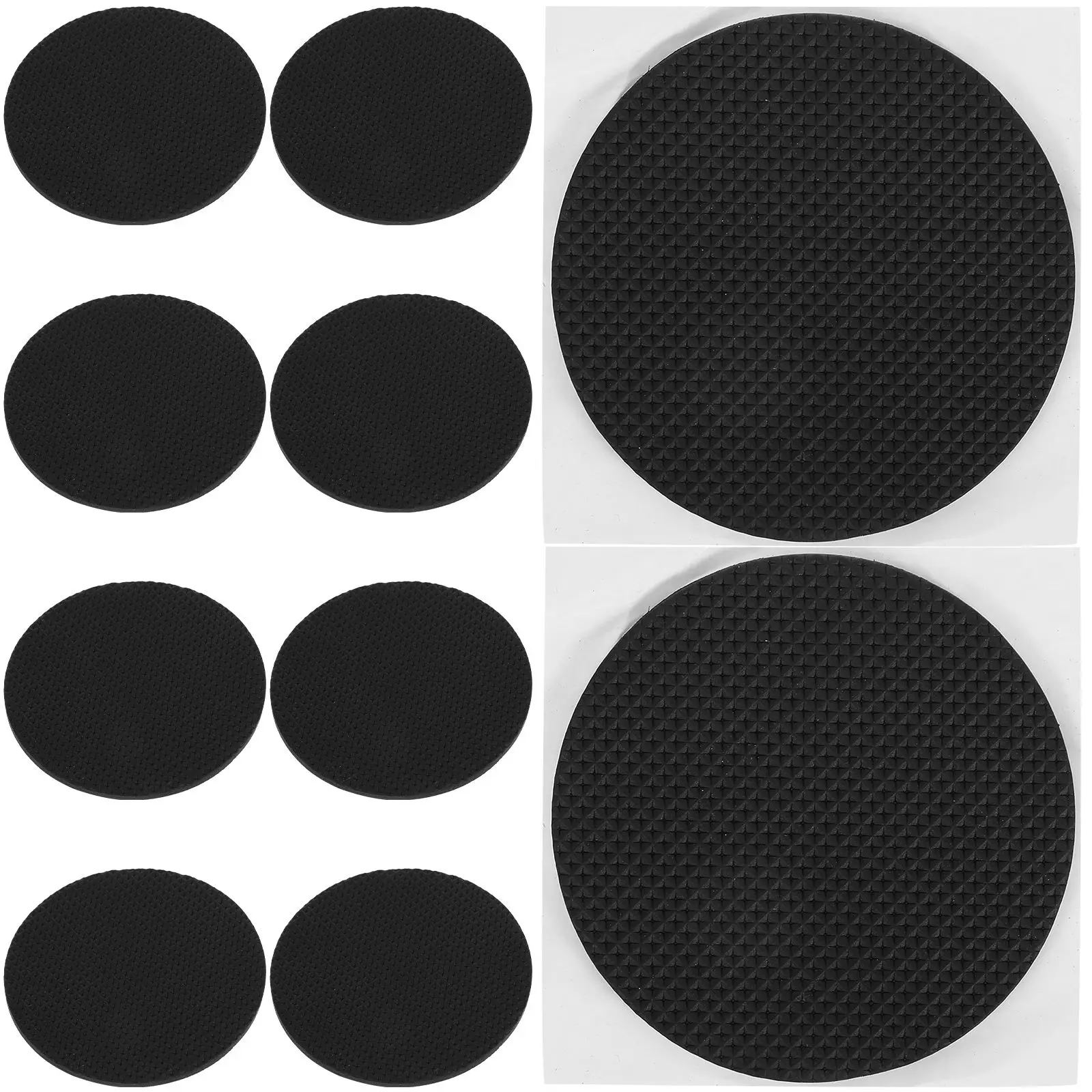 10 Pcs Table Leg Pads EVA Material Billiards Table Accessory 8 6cm Round Diameter Durable Leveler for Home Office Restaurant