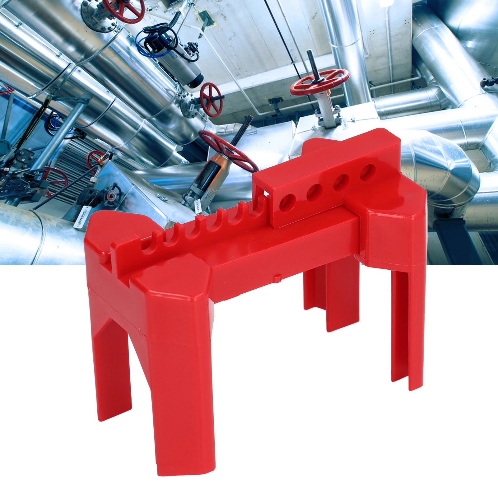 Ball Valve Lockout Device Industrial Adjustable Safety Lock for DN8-DN50 Pipe Diameter ASBV-01 Safety Valve Lock Ball Valve Lock