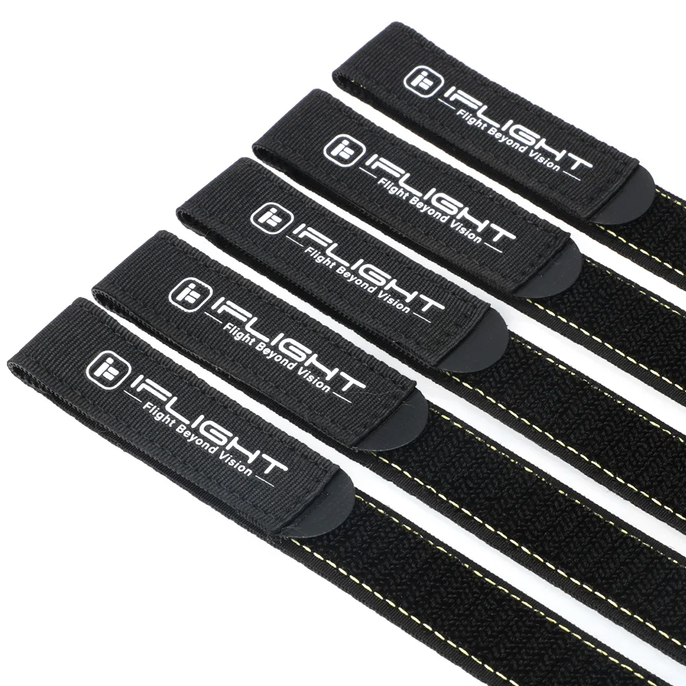 10PCS IFlight Magic Sticker Tape Nylon Anti-slip FPV Battery Strap Belt Reusable Tie Wrap for FPV