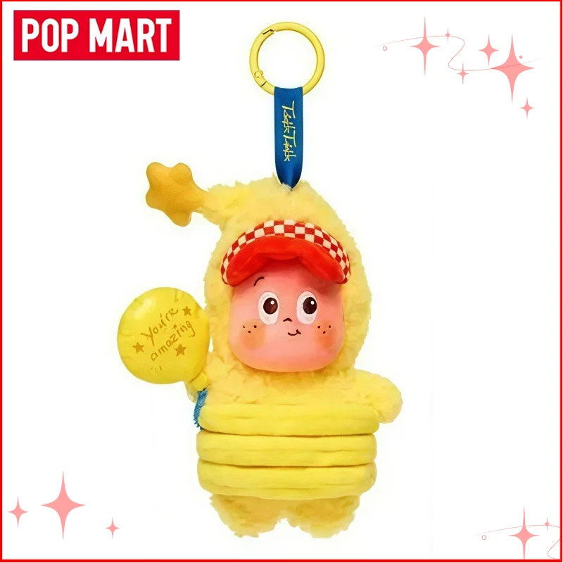 

POPMART 123, плюшевые брелки серии Star People We're All Star People, слепая коробка, коллекционные и модные игрушки