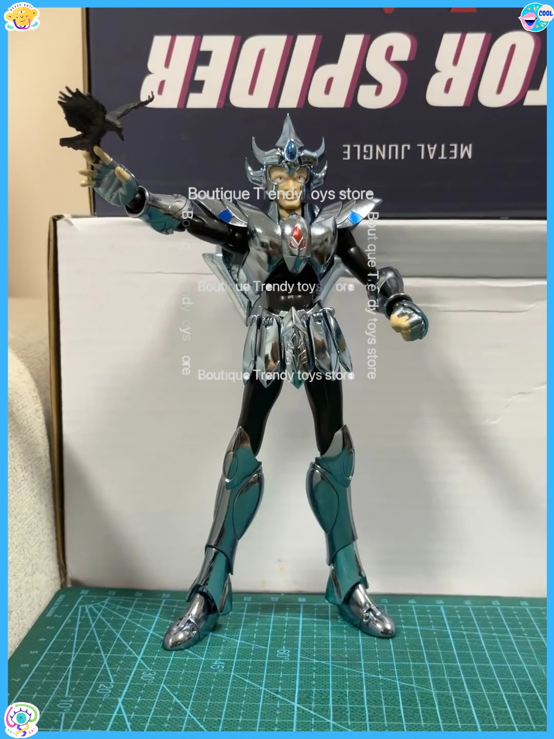 

In Stock MST Saint Seiya Style EX Crow Kimian Silver Saint Clothes Alloy Articulated Collectible Anime Action Figure Gift