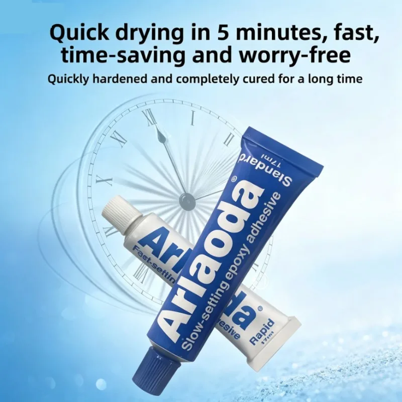 5 Minute Fast Setting AB Epoxy Adhesive High Strength Glue for Jewelry Gem Ceramic Plastic Long-lasting Firm Repair Bonding Glue