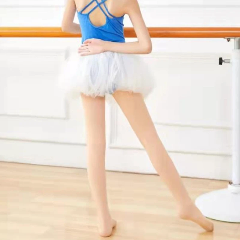 Collants de brevde Ballet pour Enfant, en Velours, artificiel astiques, Professionnels, Confortables