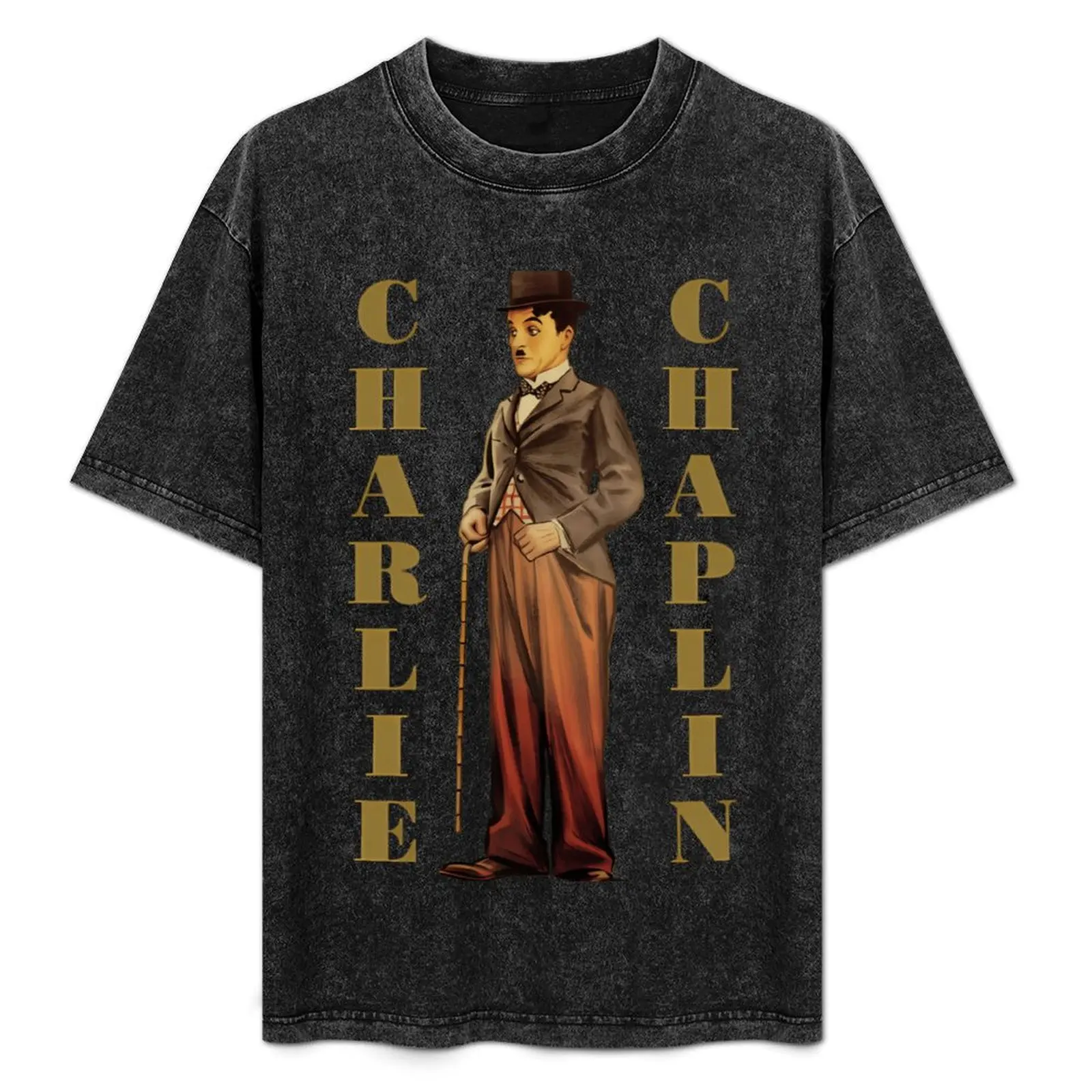 

Charlie Chaplin T-Shirt Sport Basic Moisture Wicking Tee
