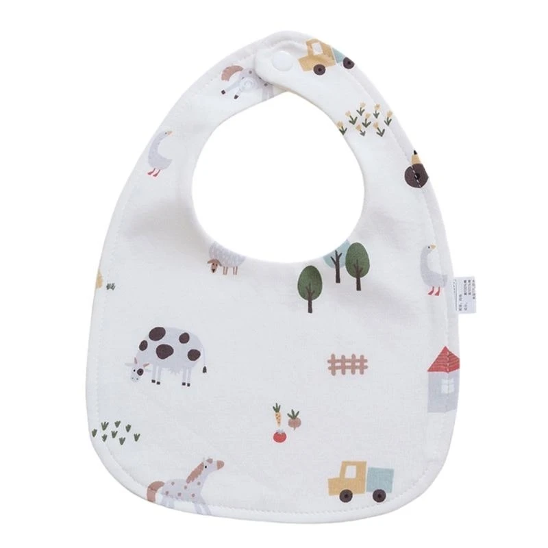 

3Pcs/Pack Baby Burp Cloths Nursing Bibs Kid Infant Toddlers Drooling Apron with Cartoon Pattern Breathable Feeding Bibs 425F