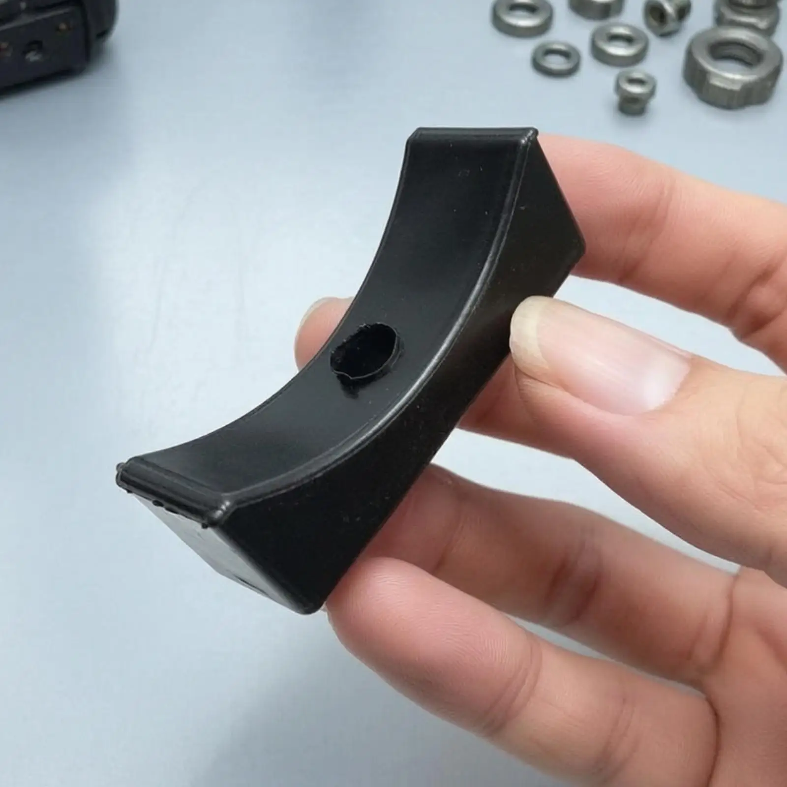 Rubber Insulation Mount Black Motor Mounting Holder with Cradle Seat for 90mm Motor Vibration Isolator