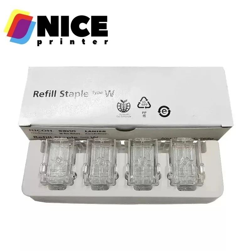 416712 Staple Type W For Ricoh SR3170 SR3240 SR4100 SR4160 SR3290 Staple Cartridge 1 Box of 4