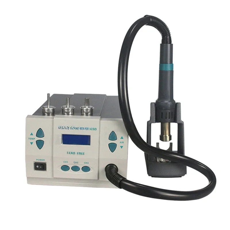 861DW 1000W High-Power Hot Air Soldering Digital Rework Station Lead-free Hot Air Welding Station Hot sales