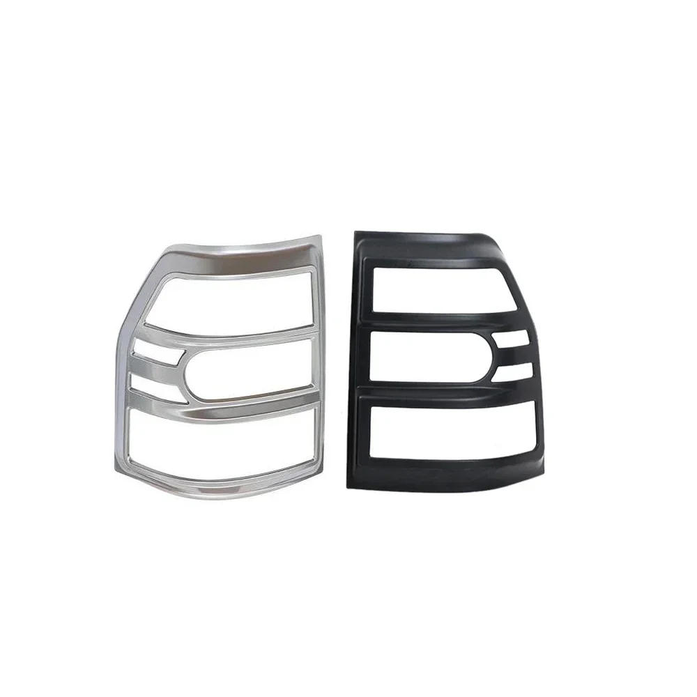 

2 Pieces V97 Rear Lights Chrome or Black Frame for Pajero Tail Lamp Cover for Montero Warning Light Protector for Shogun