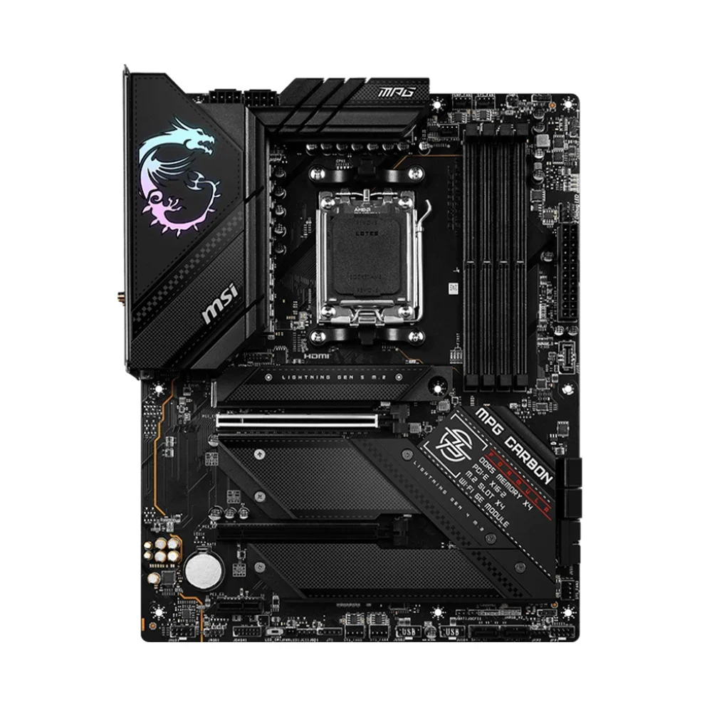 MSI MPG B650 CARBON WIFI Motherboard Supports Ryzen 7 7800x3d Desktop Processors AMD B650 DDR5 Memory 256GB,USB 3.2 Gen 2x2