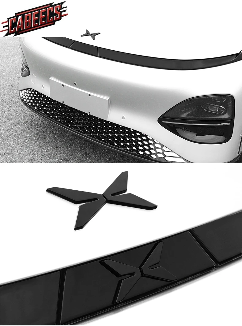 

For Xpeng G6 2024 Xiaopeng G6 Car Blackening Modification Covering Car Badge Decorative Stickers Styling Decoration