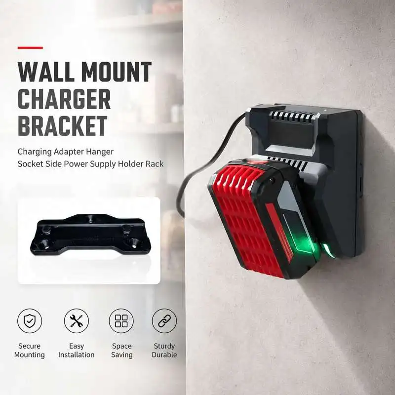 Adhesive Wall GAL Charger Holder Plug Adapter Mount Socket Edge Charging Gear Organizer