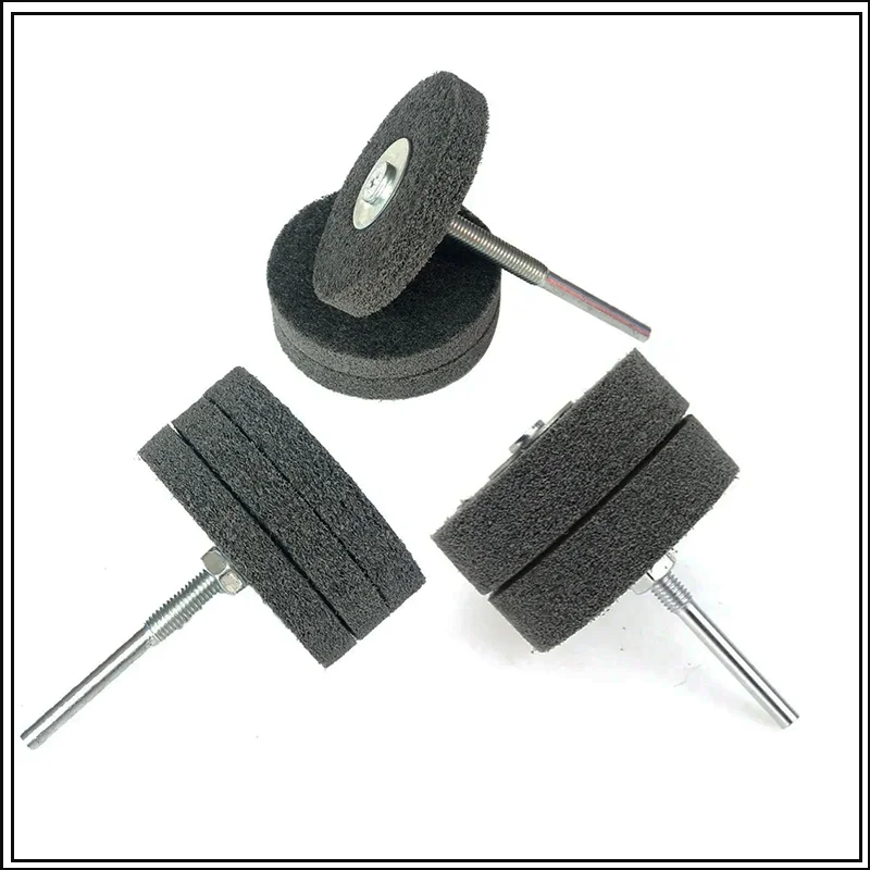 1 Stück 125/mm Nylon-Schleif scheibe auf Tischs chl eifer bohr adapter für die Oberflächen veredelung von Metalls tein holz – Detail 1