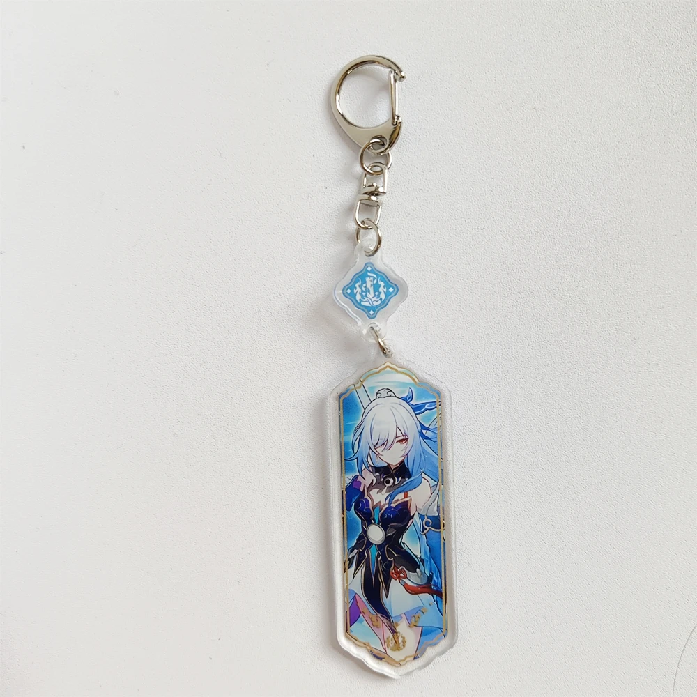 Honkai: Star Rail Schlüsselanhänger Sparkle Lunae Boothill Aventurin Acrylfigur Schlüsselanhänger Anime Anhänger Tasche Geschenke Accessoires Damen – Detail 3
