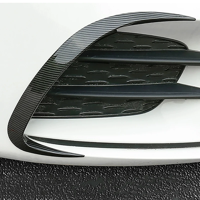 

For Mercedes Benz A Class W177 A180 A200 2019-2022 Car Front Bumper Grille Slats Spoiler Flap Wing Decoration Cover Trim Sticker