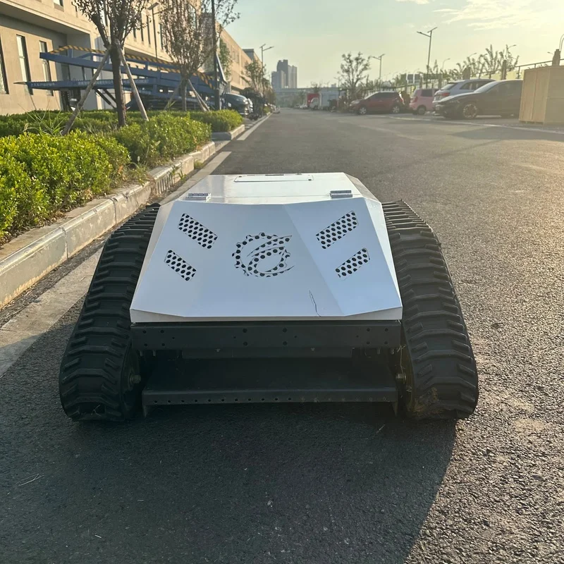 Cartiwell Industrial Robotic Lawnmower with GPS Control Self-Propelled Grass Cutting Remote Lawn Mower