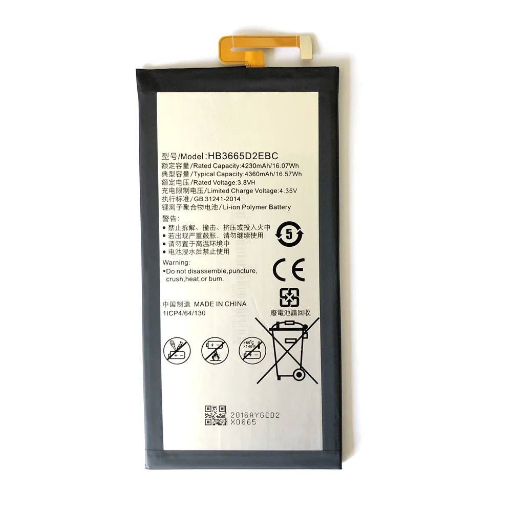 HB3665D2EBC Replacement Battery For Huawei P8 MAX 4G W0E13 T40 P8MAX / MediaPad T2 7.0 Pro / M2 7.0 PLE-701L PLE-703L Batteria