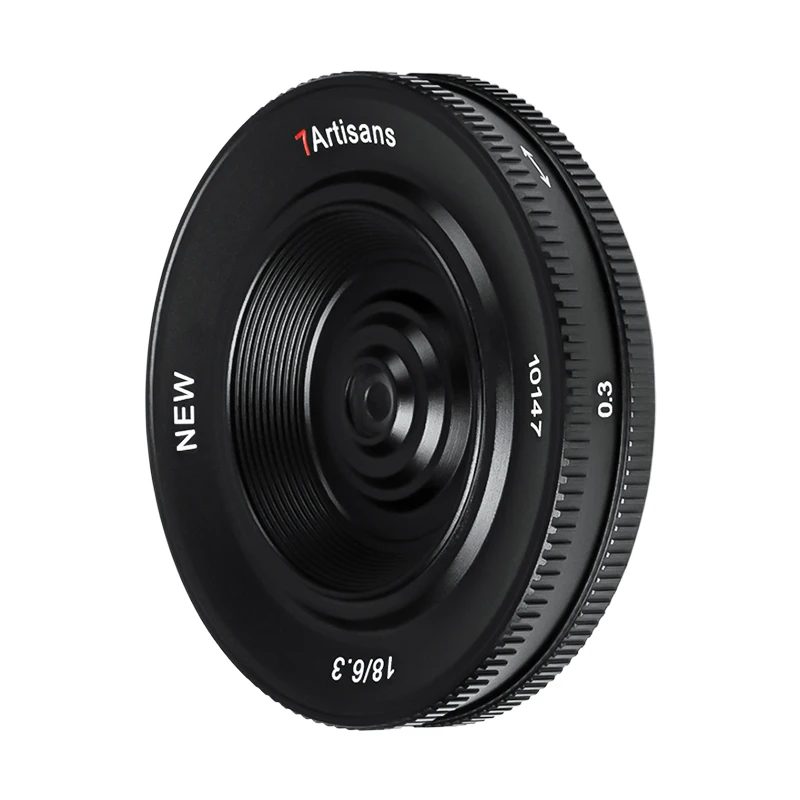 7artisans 18mm F6.3 Cookie Lens Wide-Angle Lens Cultural Landscape Lens Custom Camera Lens for Sony E Fuji Canon Panasonic S5M43