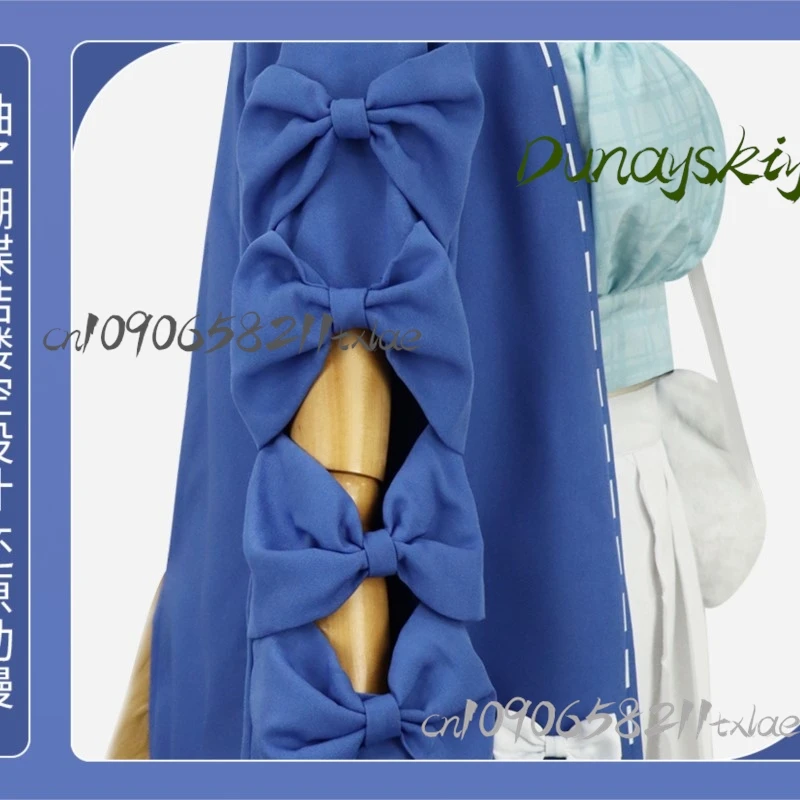 Abyssgard Mococo تأثيري أنيمي Vtuber Fuwawa تأثيري حلي Hololive فووا موكو الزي البدلة شعر مستعار معطف على شكل ثوب الحفلات لفتاة Kawaii