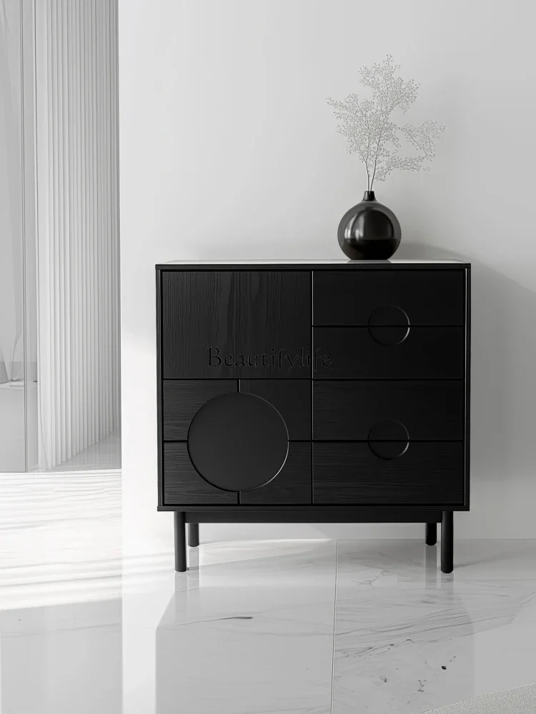 

ld30Simple modern solid wood bedroom storage antique decorative cabinet entry entrance storage cabinet