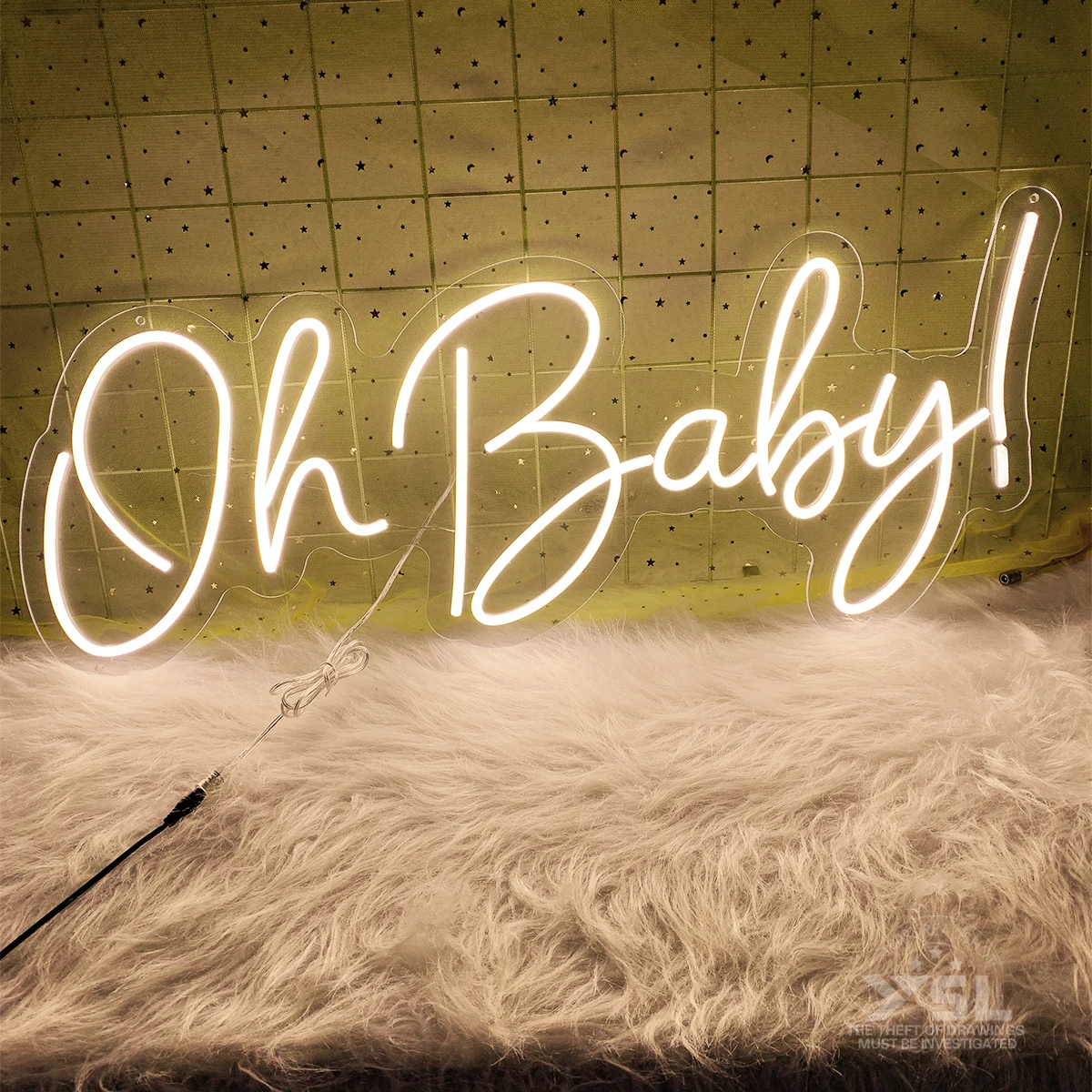 

Oh baby Led Neon Sign for children gift room decoration neon light wedding background atmosphere light to create the atmosphere