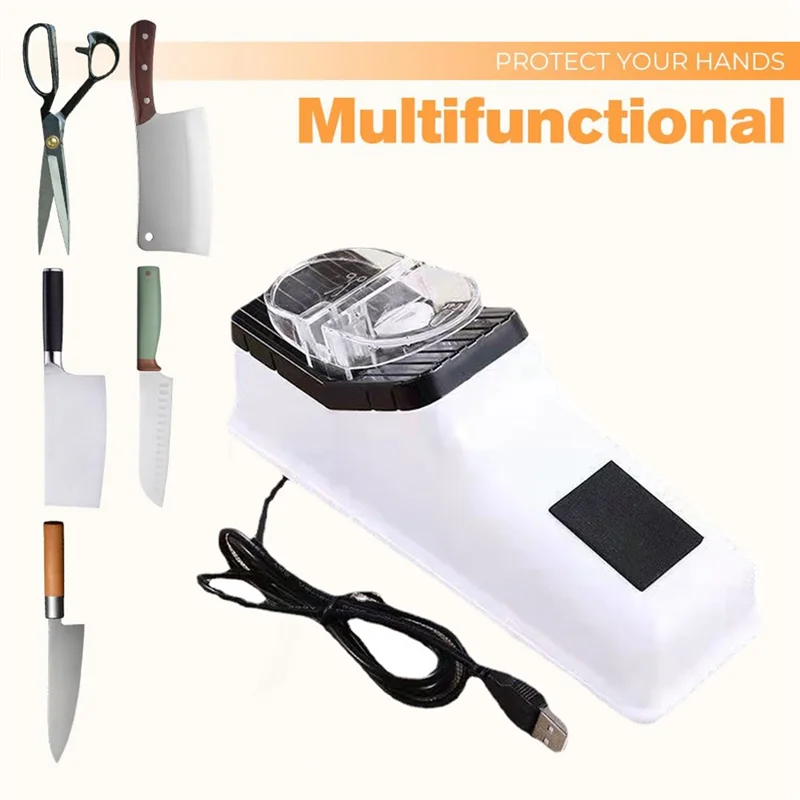 

AA51 Electric Knife Sharpener Knife Sharpeners Electric Knife Sharpener For Kitchen Knives Sharpener Portable Knife Sharpener To