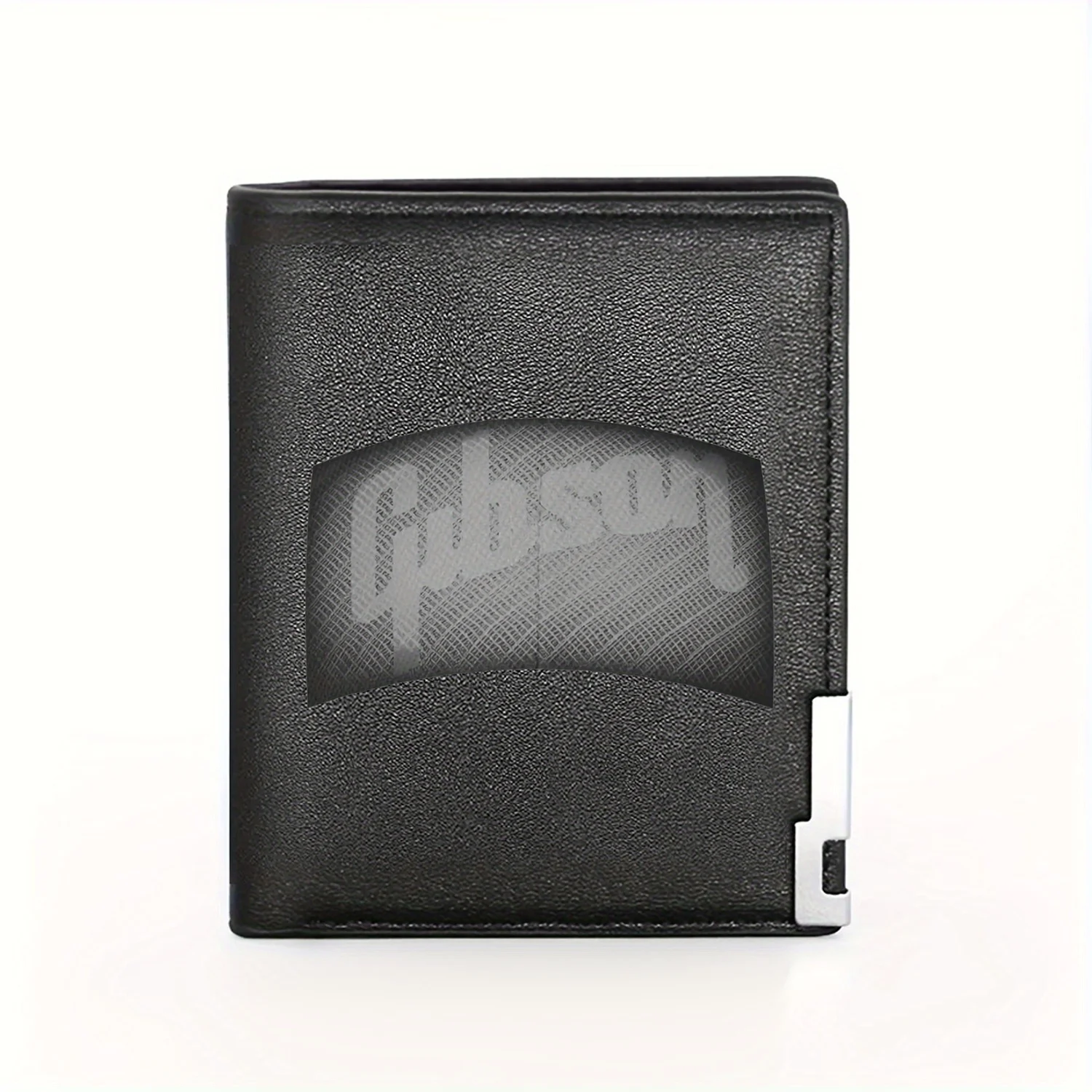 

Classic Woven Pattern Mens Wallet Business Casual Elegant Simple Practical Quality Wallet Stylish Printing Graphic Creative Chri